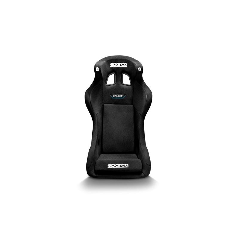 Sparco Pilot QRT Racing Seats, Black/Black Cloth with Black Stitch (008018RNR)