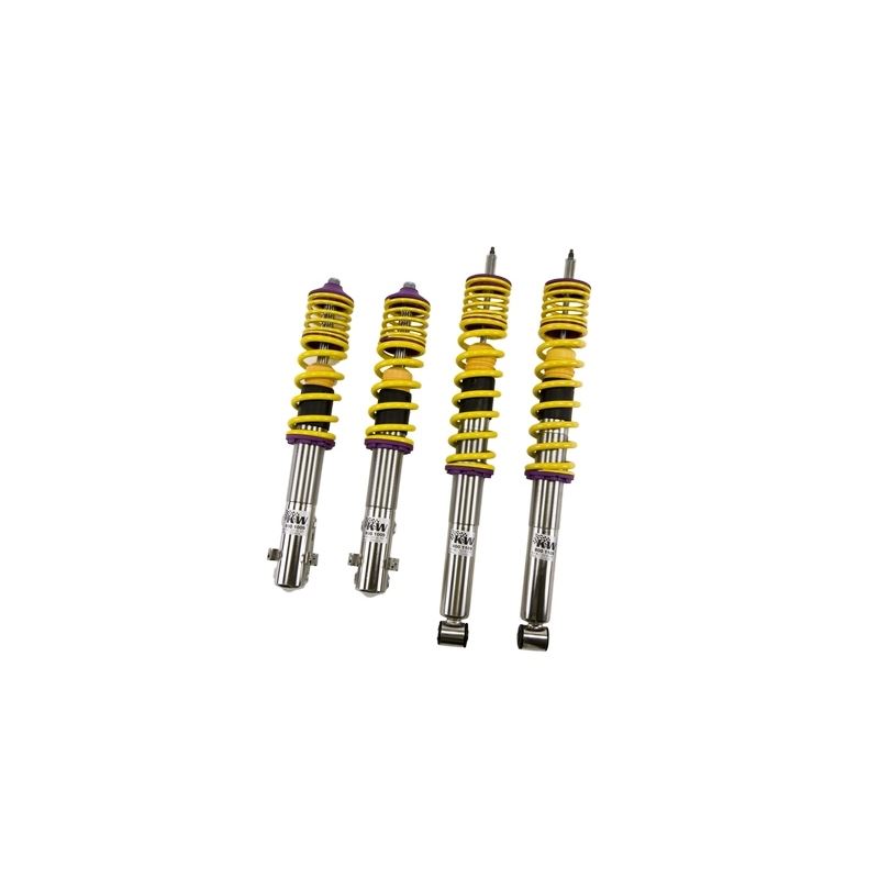 KW Suspension Coilover Kit V1 for VW Golf III / Jetta III (1HXO) all incl. Cabrio (-02) 2WD (10280004)