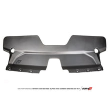 Load image into Gallery viewer, AMS Performance Infiniti Q50 / Q60 Red ALPHA Matte Carbon Front Duct (ALP.28.06.0002-1)