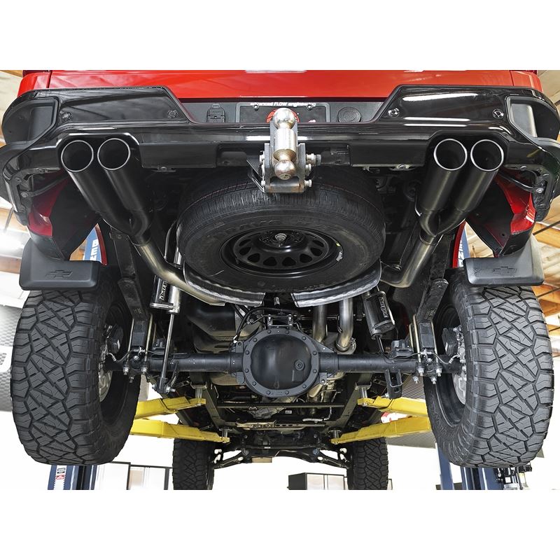 aFe Vulcan Series 3 IN 304 Stainless Steel Cat-Back Exhaust System w/ Black Tips (49-34105-B)