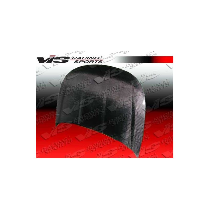 VIS Racing Invader Style Black Carbon Fiber Hood (08FDFOC2DVS-010C)