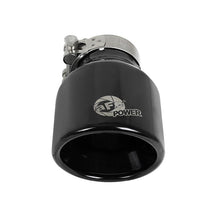 Load image into Gallery viewer, aFe MACH Force-Xp 409 Stainless Steel Clamp-on Exhaust Tip Black (49T25404-B06)