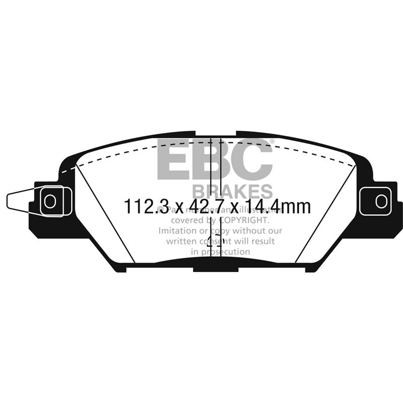 EBC Greenstuff 2000 Series Sport Brake Pads (DP23071)