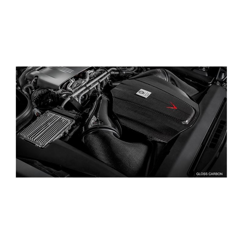 Eventuri Mercedes C190 R190 AMG GT Black Carbon Intake + Engine Cover - GLOSS  (EVE-AMGGT-CF-INT)