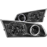 ANZO USA 2000-2001 Toyota Camry Crystal Headlights w/ Halo Black (121123)