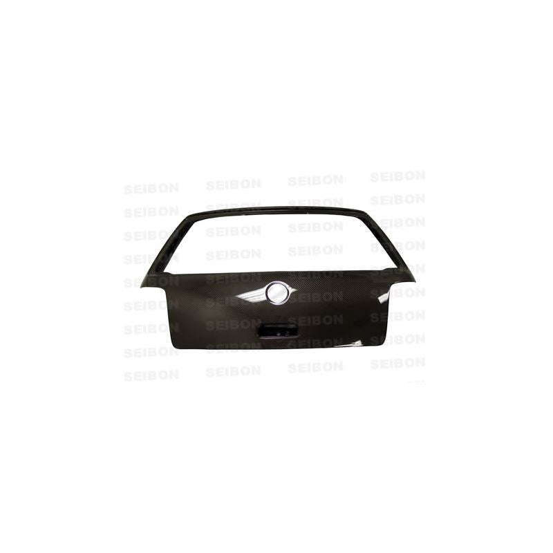 Seibon OEM-style carbon fiber trunk lid for 1999-2004 Volkswagen Golf IV (TL9904VWG4)