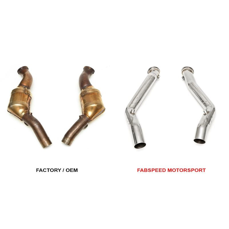 Fabspeed Maserati Ghibli link comp. Downpipes (FS.MAS.GH.CBDP)