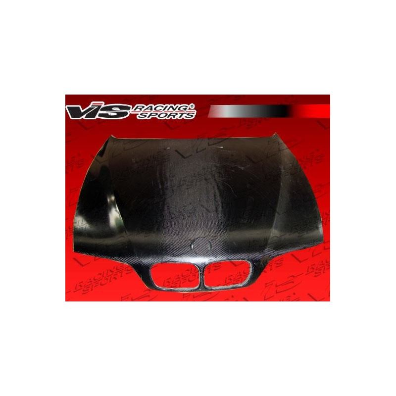 VIS Racing OEM Style Black Carbon Fiber Hood (97BME394DOE-010C)