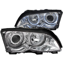 Load image into Gallery viewer, ANZO USA 2002-2005 BMW 3 Series E46 Projector Headlights w/ Halo Chrome (121212)