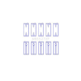 King Engine Bearings Main Bearing Set for 1984-1987 Toyota Corolla (MB5527XP0.25)