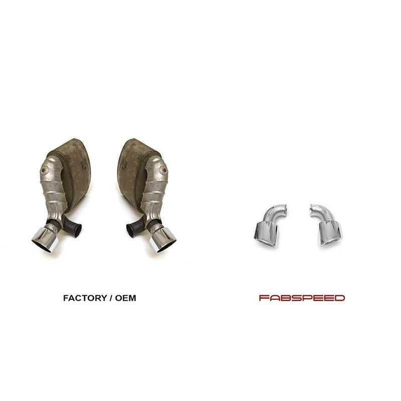 Fabspeed Porsche 993 Turbo Muffler Bypass Pipes (95-98) (FS.POR.993T.MBP)