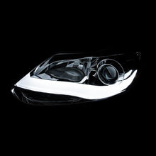 Load image into Gallery viewer, ANZO USA 2012-2014 Ford Focus Projector Headlights w/ Plank Style Design Black (121490)