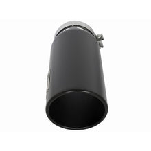 Load image into Gallery viewer, aFe MACH Force-Xp 409 Stainless Steel Clamp-on Exhaust Tip Black Right Side Exit (49T50601-B161)