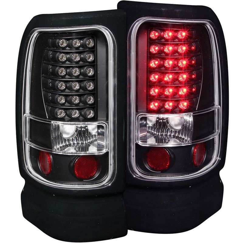 ANZO USA 1994-2001 Dodge Ram LED Taillights Black (311073)