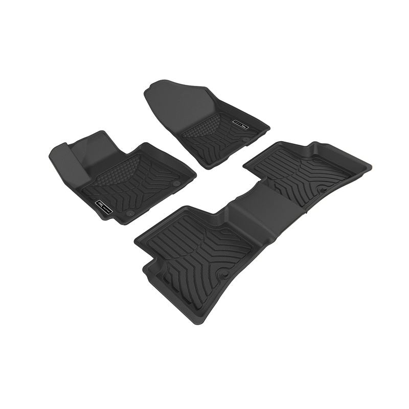 3D Maxpider MAXTRAC Floor Mat, BLACK, 1ST ROW/2ND ROW (A5HY06601809)