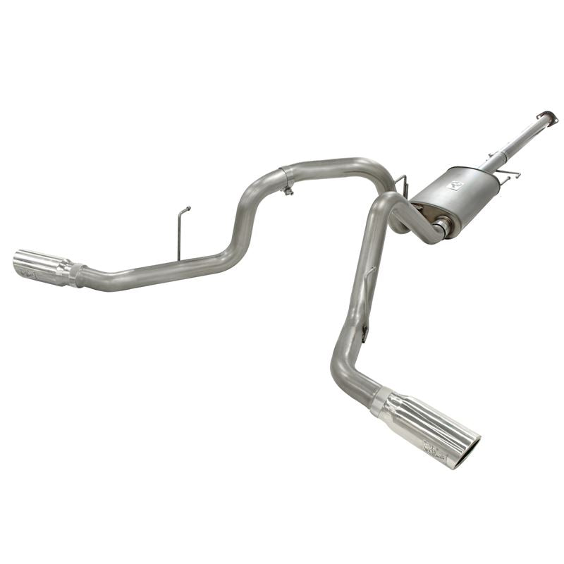 aFe MACH Force-Xp 3 IN 409 Stainless Steel Cat-Back Exhaust System w/Polished Tip (49-43056-P)