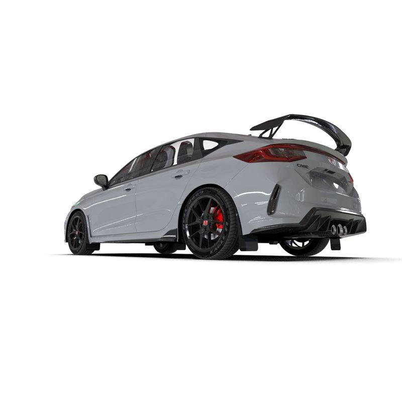 Rally Armor Black Mud Flap/Grey Logo for 2023+ Honda Civic Type R (MF97-UR-BLK-GRY)