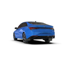 Load image into Gallery viewer, Rally Armor Black Mud Flap/Blue Logo for 2021-2023 Hyundai Elantra (MF69-UR-BLK-BL)