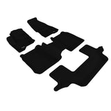 3D Maxpider KAGU Floor Mat, BLACK, 1ST ROW/2ND ROW/3RD ROW (L1FR05101509)