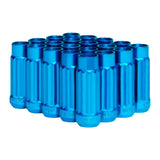 Blox Racing Tuner 12P17 Steel Lug Nuts - Blue, 12x1.25, Set of 20 (BXAC-00145-BL)