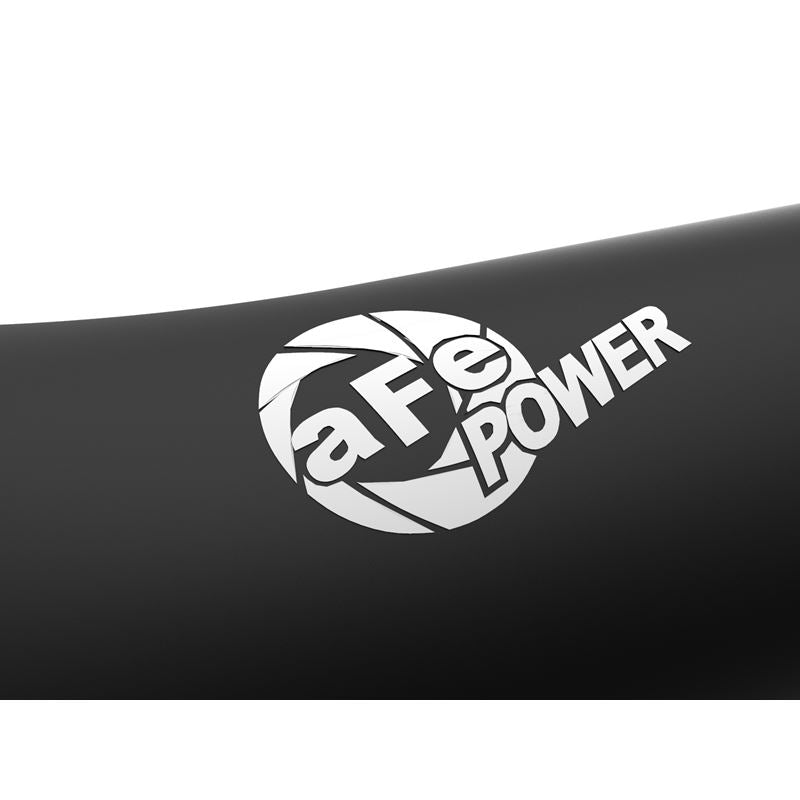 aFe BladeRunner 2-1/2 IN Aluminum Hot Charge Pipe Black for - (46-20468-B)