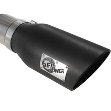 Load image into Gallery viewer, aFe Large Bore-HD 5 IN 409 Stainless Steel DPF-Back Exhaust System w/Black Tip (49-44040-B)