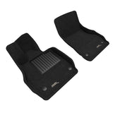 3D Maxpider 20-23 Chevrolet Corvette C8 Elegant R1 Floormat Set - Black (L1CH09604709)