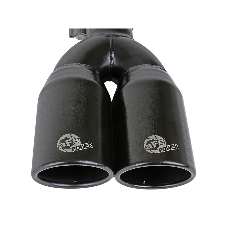 aFe MACH Force-Xp 409 Stainless Steel Clamp-on Exhaust Tip Black (49T25374-B12)