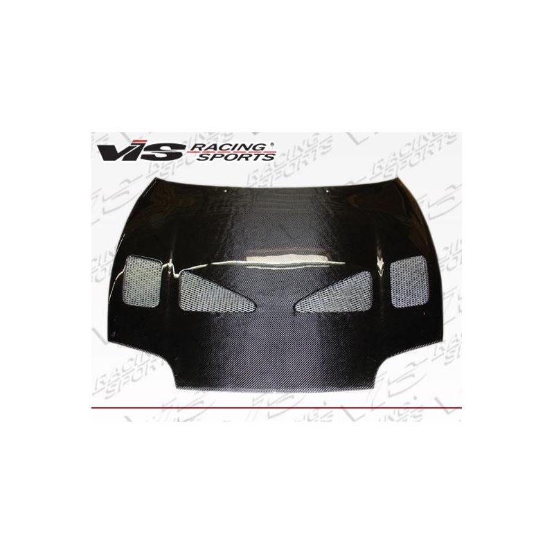 VIS Racing Techno R Style Black Carbon Fiber Hood (93TYSUP2DTNR-010C)