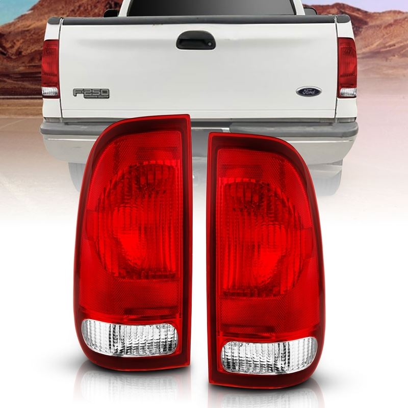 ANZO USA Tail Light Assembly, Red/Clear Lens, OE Replacement, (311307)