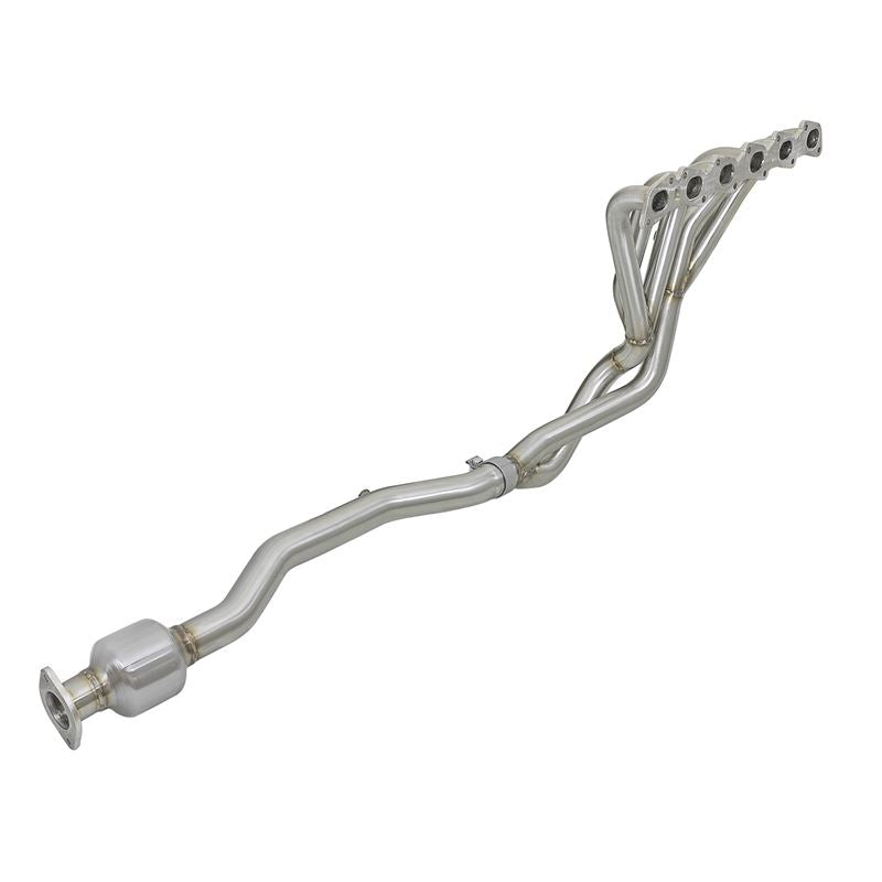 aFe Power Twisted Steel Long Tube Header MidPipe(48-36109-YC)