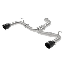 Load image into Gallery viewer, aFe MACH Force-Xp 3 IN to 2-1/2 IN Stainless Steel Axle-Back Exhaust System Black (49-36421-B)