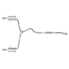 Load image into Gallery viewer, Takeda 2-1/2 IN to 2-1/4 IN 304 Stainless Steel Cat-Back Exhaust w/ Polished Tip (49-36804-P)