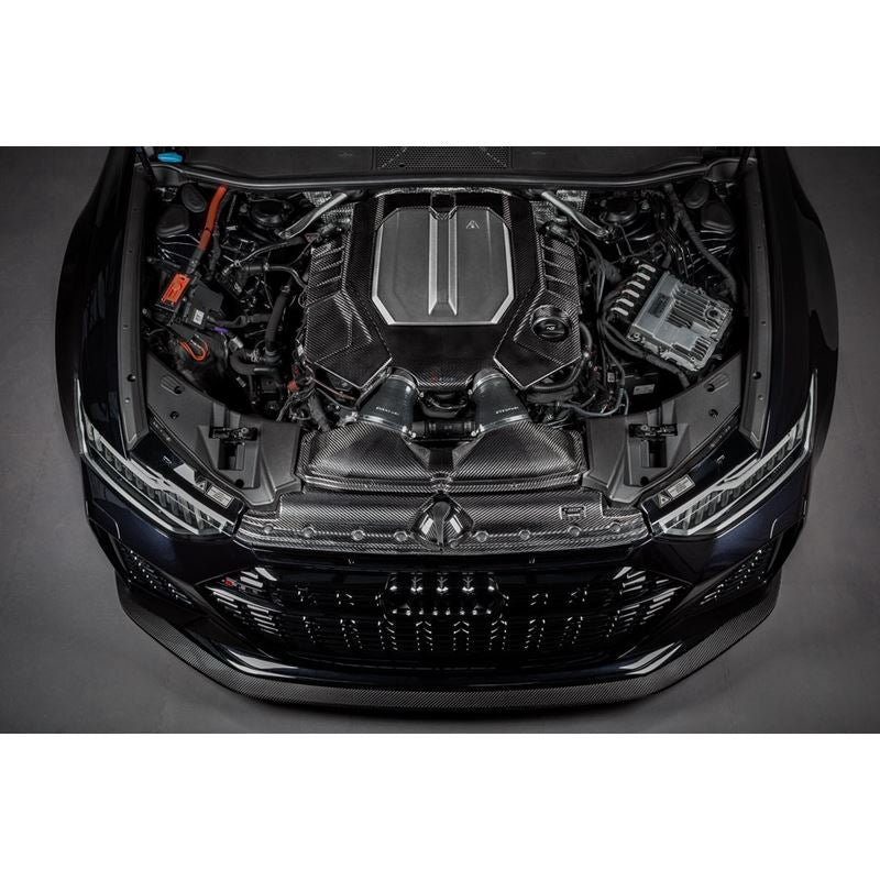 Eventuri Audi C8 RS6 RS7 Black Carbon Engine Cover - GLOSS (EVE-C8RS6-CF-ENG)