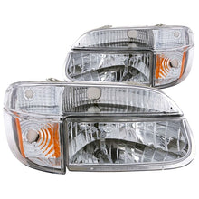 Load image into Gallery viewer, ANZO USA 1995-2001 Ford Explorer Crystal Headlights Chrome w/ Corner Lights 2pc (111040)