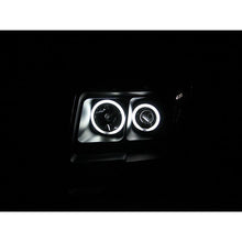 Load image into Gallery viewer, ANZO USA 2009-2014 Ford F-150 Projector Headlights w/ Halo Black (CCFL) (111161)