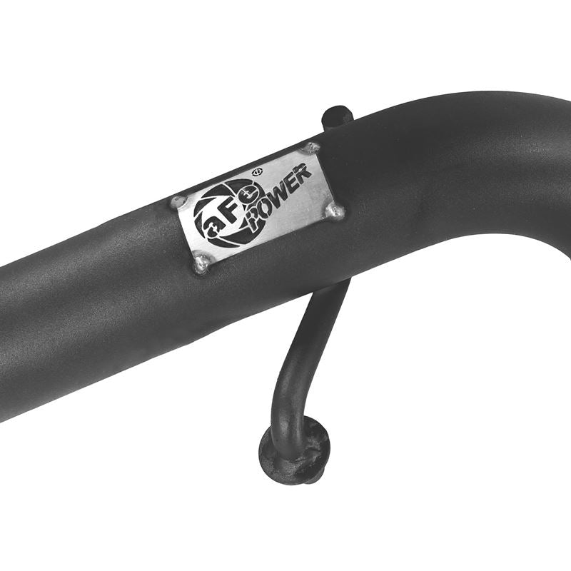 aFe BladeRunner 2 IN to 2-1/2 IN Aluminum Hot Charge Pipe Black (46-20218-B)