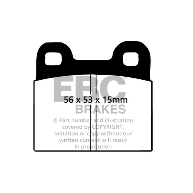 EBC Greenstuff 2000 Series Sport Brake Pads (DP2105)