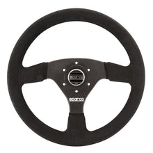 Load image into Gallery viewer, Sparco R323 Racing Steering Wheel, Black Suede (015R323PSNR)