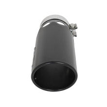 Load image into Gallery viewer, aFe MACH Force-Xp 409 Stainless Steel Clamp-on Exhaust Tip Black Right Side Exit (49T40501-B121)