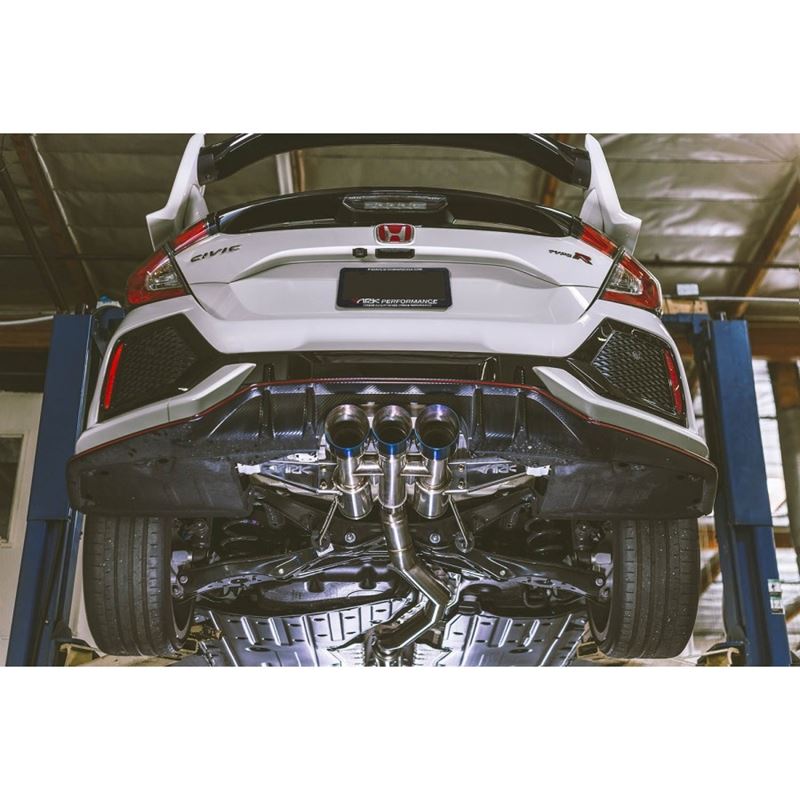 Ark Performance DT-S Exhaust System for 2017+ Honda Civic Type-R, Burnt Tip (SM0608-0217D)