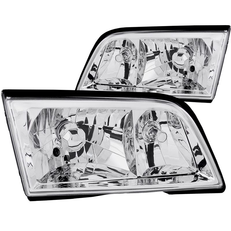 ANZO USA 1994-2000 Mercedes Benz C Class W202 Crystal Headlights Chrome (121081)