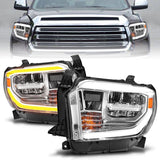 ANZO USA LED Crystal Headlight Set for 2014-2017 Toyota Tundra (111532)