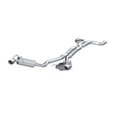 MBRP Exhaust 2 1/2in. Dual Cat Back Round Tips T304 (S7020304)