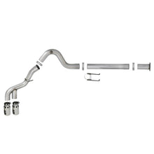 Load image into Gallery viewer, aFe Rebel XD Series 4 IN 409 Stainless Steel DPF-Back Exhaust w/Dual Polished Tips for 2015-2016 Ford F-250 Super Duty(49-43121-P)