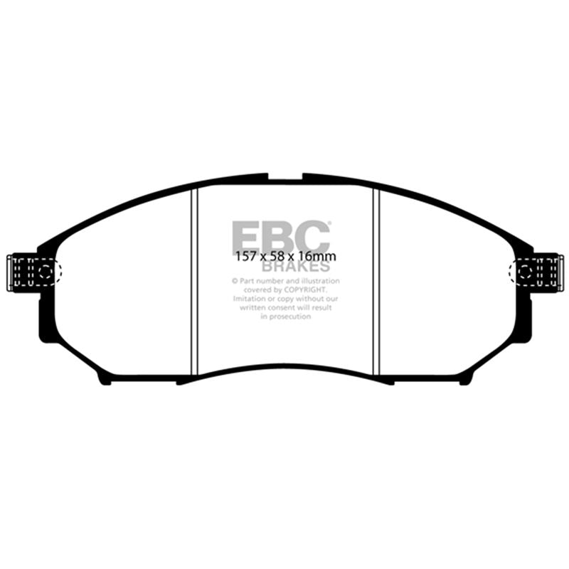 EBC Redstuff Ceramic Low Dust Brake Pads (DP31671C)