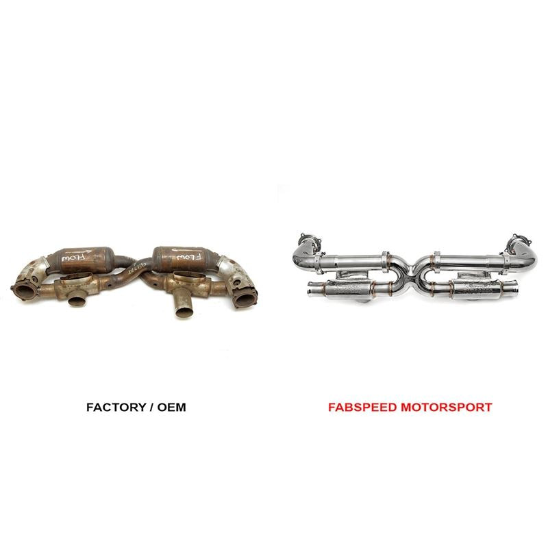 Fabspeed Porsche 993 Turbo Modular link comp. X-Pipe ONLY (FS.POR.993T.CBX)