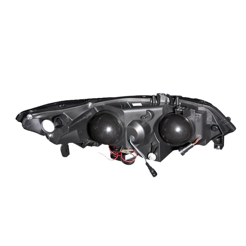 ANZO USA 2006-2011 Honda Civic Projector Headlights w/ Halo Chrome (CCFL) (121061)