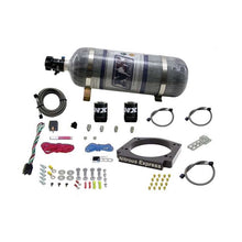 Load image into Gallery viewer, Nitrous Express GM LS 112mm Adapter Plate Kit (100-400HP) w/ 12LB Bottle (20917-12)