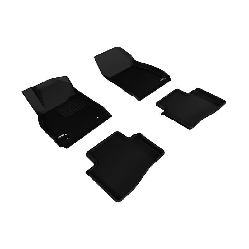 3D Maxpider KAGU Floor Mat, BLACK, 1ST ROW/2ND ROW (L1CD01101509)